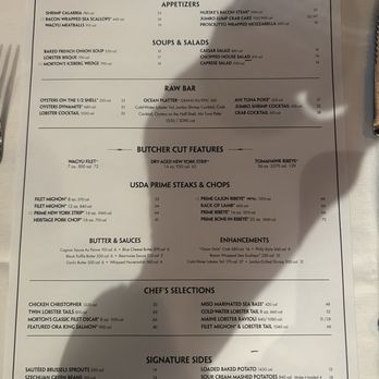 Morton's The Steakhouse - The menu with Happy Anniversary on it - Steakhouses Near Me - Atlanta, Georgia Morton's The Steakhouse - The menu with Happy Anniversary on it - Steakhouses Near Me - Atlanta, Georgia