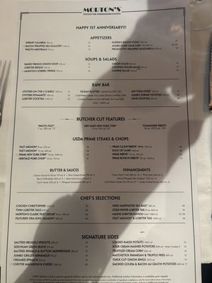 Menu photo 7 Morton's The Steakhouse Atlanta, GA Menu photo 7 Morton's The Steakhouse Atlanta, GA
