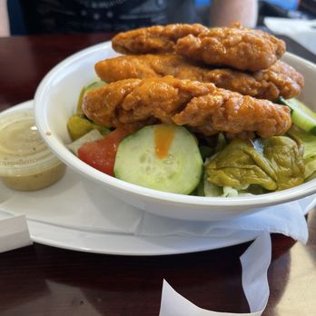 It's Greek to Us - Buffalo Chicken Salad - Greek Near Me - Marietta, Georgia It's Greek to Us - Buffalo Chicken Salad - Greek Near Me - Marietta, Georgia