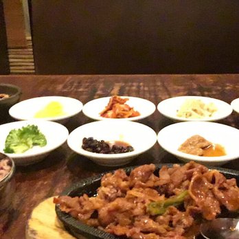 Asahi Restaurant - I'm surprised I got a decent pic using my front camera! Spicy Pork Bulgogi - Korean Near Me - Virginia Beach, Virginia