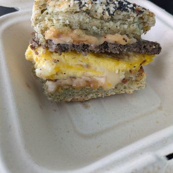 Lucy's - Day-after, refrigerated Breakfast Sandwich. Still fire. - Coffee & Tea Near Me - Grand Rapids, Michigan Lucy's - Day-after, refrigerated Breakfast Sandwich. Still fire. - Coffee & Tea Near Me - Grand Rapids, Michigan