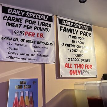 Tacos Calafia - Specials menu - Tacos Near Me - Tempe, Arizona Tacos Calafia - Specials menu - Tacos Near Me - Tempe, Arizona