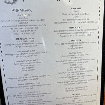 Portobello's - Portobello's Breakfast Menu - Breakfast & Brunch Near Me - Salinas, California