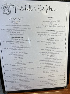 Menu photo 3 Portobello's Salinas, CA