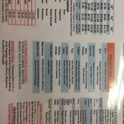 3 D's Pizza - New 2017 Menu