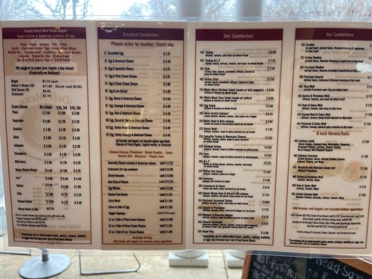 Menu photo 7 Main Street Bagel Deli Fairfax, VA