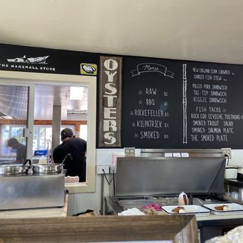 The Marshall Store - Place your order here at the counter - Seafood Near Me - Marshall, California The Marshall Store - Place your order here at the counter - Seafood Near Me - Marshall, California