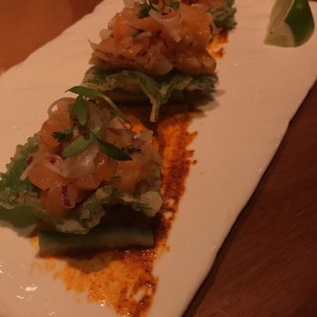 Ruka - Salmon tacos - Sushi Bars Near Me - Boston, Massachusetts Ruka - Salmon tacos - Sushi Bars Near Me - Boston, Massachusetts