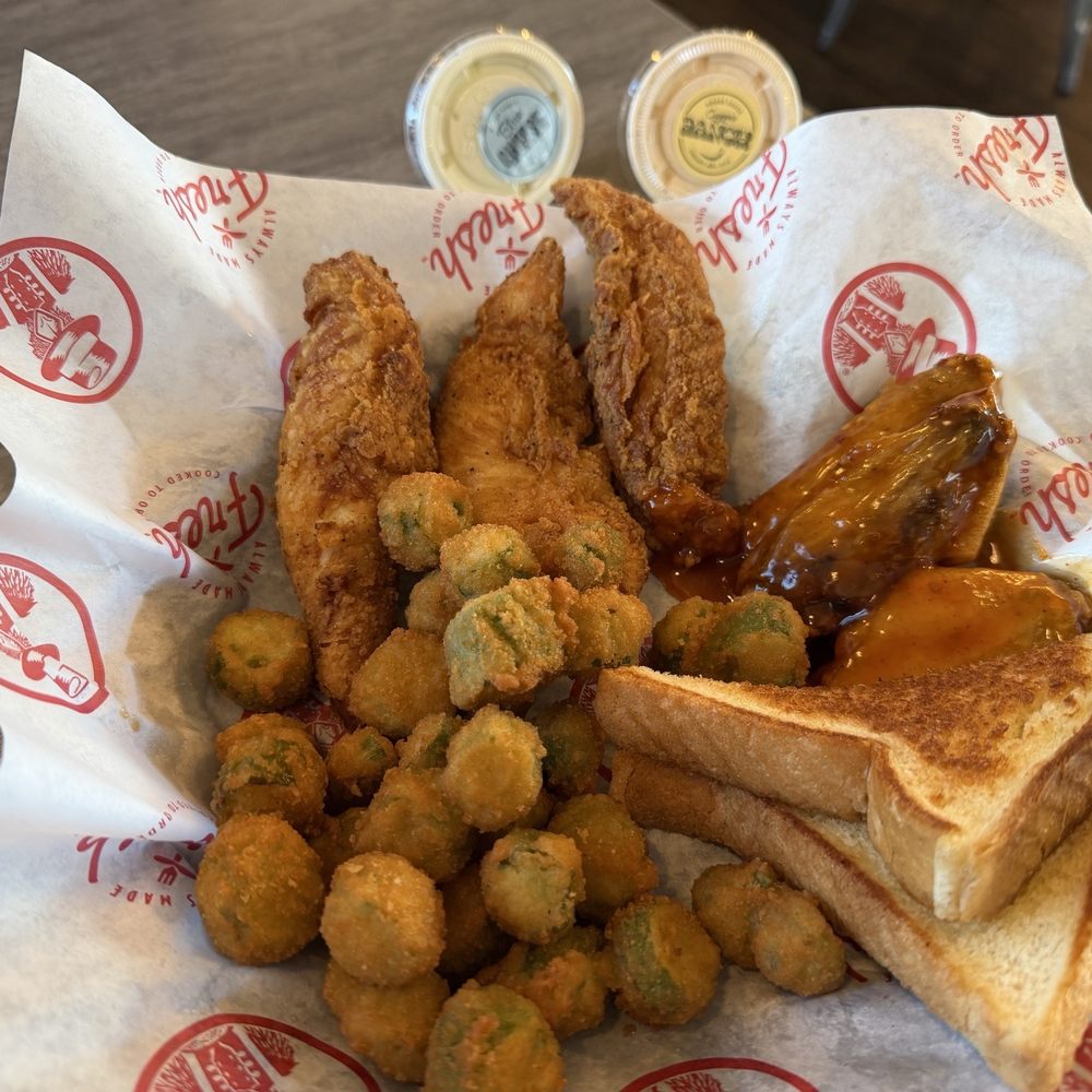 Slim Chickens - Tender wing combo with okra - Chicken Wings Near Me - Sparks, Nevada Slim Chickens - Tender wing combo with okra - Chicken Wings Near Me - Sparks, Nevada