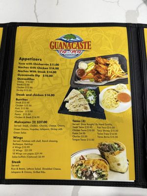 Menu photo 2 Guanacaste Restaurant Seat Pleasant, MD Menu photo 2 Guanacaste Restaurant Seat Pleasant, MD