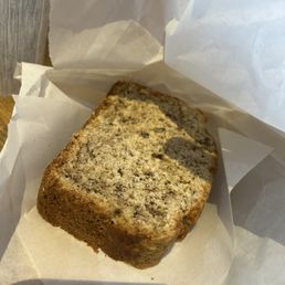 Warm GF banana bread Warm GF banana bread