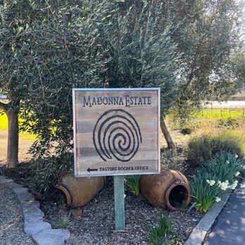 Madonna Estate - Sign - Wineries Near Me - Napa, California Madonna Estate - Sign - Wineries Near Me - Napa, California
