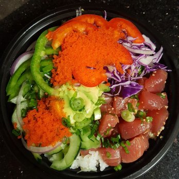 IJ Sushi Burrito - Poké Bowl with tuna. - Sushi Bars Near Me - Seattle, Washington IJ Sushi Burrito - Poké Bowl with tuna. - Sushi Bars Near Me - Seattle, Washington