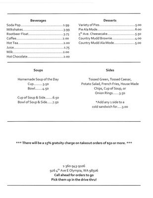 Menu photo 5 5th On 4th Sandwiches Olympia, WA Menu photo 5 5th On 4th Sandwiches Olympia, WA