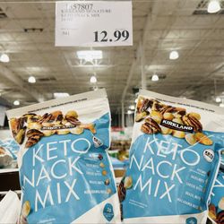 Costco Wholesale - Kirkland Keto Snack Mix  24 ounces for $12.99 with Cheese  crunches. Costco ID: 1557807