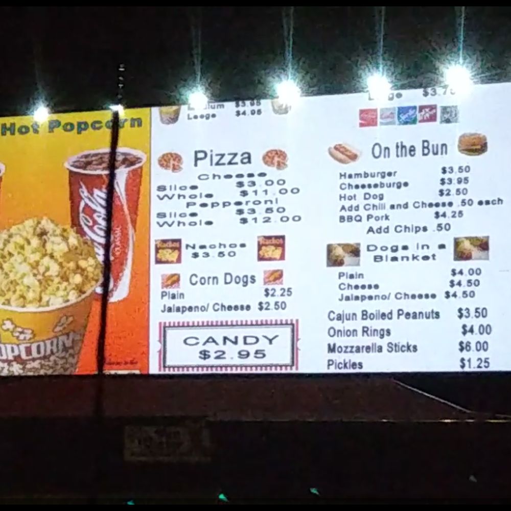 Concession prices Concession prices