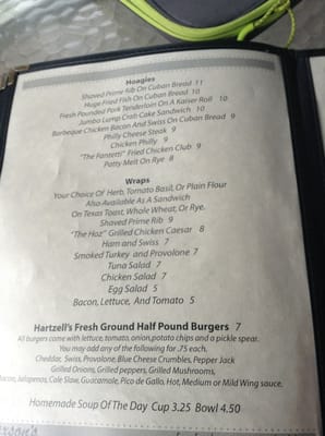Menu photo 4 Jaxson's Lake Placid, FL
