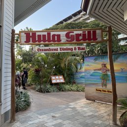 Exterior outside entrance of Hula Grill Kaanapali - entrance - Lahaina, Hawaii Exterior outside entrance of Hula Grill Kaanapali - entrance - Lahaina, Hawaii