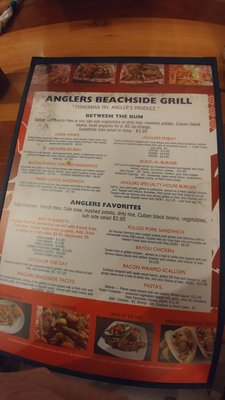 Menu photo 6 Angler's Beachside Grill Fort Walton Beach, FL