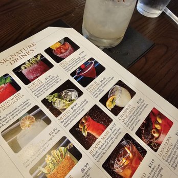 Corralito Steak House - Menu. My cucumber margarita did not come out looking like the picture at all. - Mexican Near Me - Lubbock, Texas