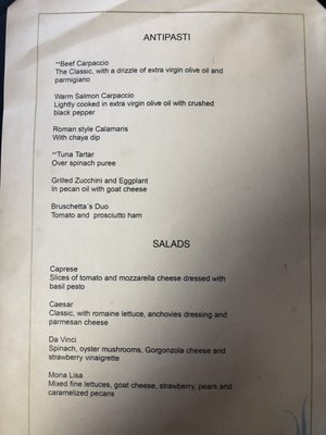 Menu photo 3 Da Vinci Cancún, ROO Menu photo 3 Da Vinci Cancún, ROO