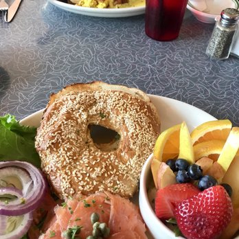 Lake Effect Diner - bagel & lox platter + veggs benedict - Diners Near Me - Buffalo, New York