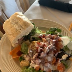 Bogey's at Duck Hollow - Italian sandwich and make your own salad from a bridal shower menu