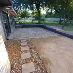 This is the after! We added sod later.