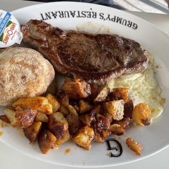 Grumpy's Restaurant - Steak and eggs - Breakfast & Brunch Near Me - St. Johns, Florida Grumpy's Restaurant - Steak and eggs - Breakfast & Brunch Near Me - St. Johns, Florida