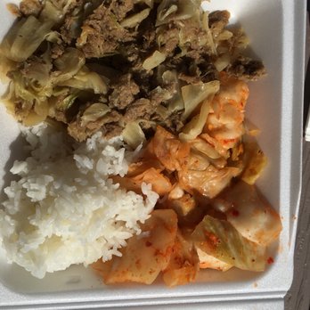 CK Hawaiian BBQ - Kalua Pork with side of white rice and kimchi - Asian Fusion Near Me - Boise, Idaho CK Hawaiian BBQ - Kalua Pork with side of white rice and kimchi - Asian Fusion Near Me - Boise, Idaho