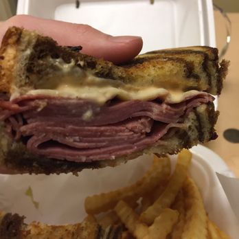 Broadway Deli & Grill - Look inside the Reuben (no kraut). - American Near Me - Jacksonville, Florida Broadway Deli & Grill - Look inside the Reuben (no kraut). - American Near Me - Jacksonville, Florida