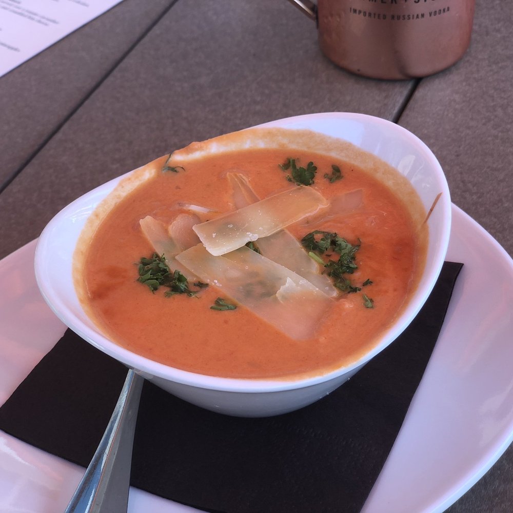 110 Grill Canton - Creamy tomato soup - New American Near Me - Canton, Connecticut 110 Grill Canton - Creamy tomato soup - New American Near Me - Canton, Connecticut