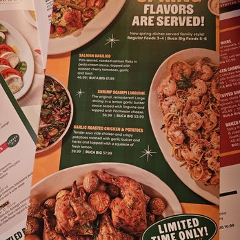 Buca di Beppo Italian Restaurant - Italian Near Me - Pasadena, California