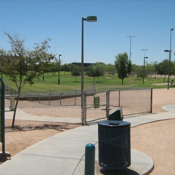 Mesa Bark Place - View from front of park - Dog Parks Near Me - Mesa, Arizona