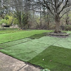 Gonzalez Lawn Care And Landscaping - After, cleaned up nicely ( yes there is artificial turf under the tree area where we can't grow grass).