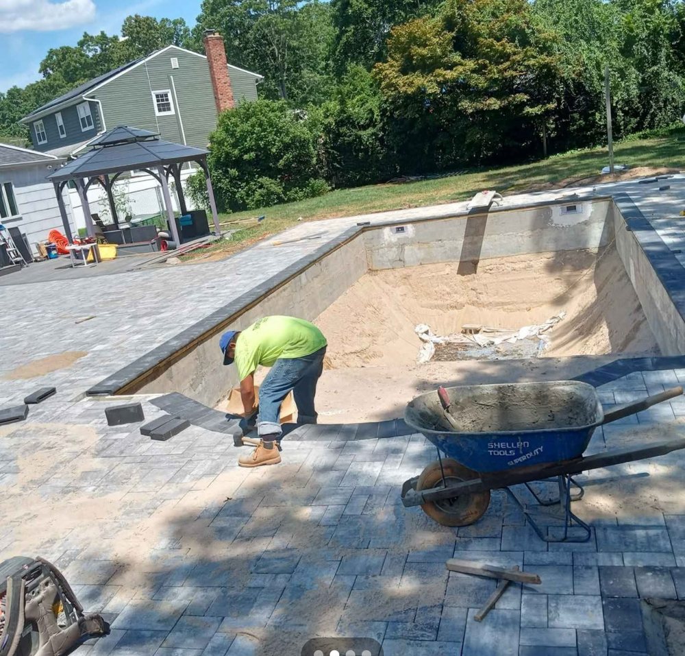 Slide of Blue Aqua Pools Spa