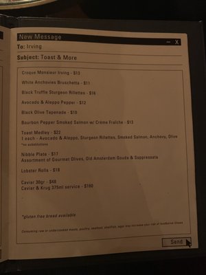 Menu photo 7 Dear Irving Gramercy New York, NY