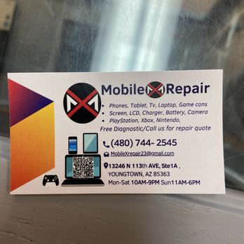 Mobile X Repair - Mobile Phone Repair Near Me - Youngtown, Arizona Mobile X Repair - Mobile Phone Repair Near Me - Youngtown, Arizona