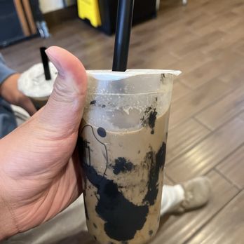 Dots Boba - Black sesame milk tea - Bubble Tea Near Me - San Francisco, California