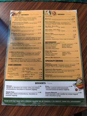 Menu photo 2 Acajutla Edmonton, AB Menu photo 2 Acajutla Edmonton, AB
