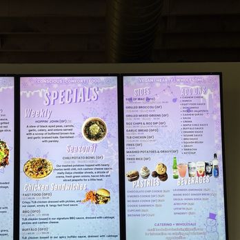The Loaded Bowl - End of menu display inside restaurant - Comfort Food Near Me - Oklahoma City, Oklahoma The Loaded Bowl - End of menu display inside restaurant - Comfort Food Near Me - Oklahoma City, Oklahoma