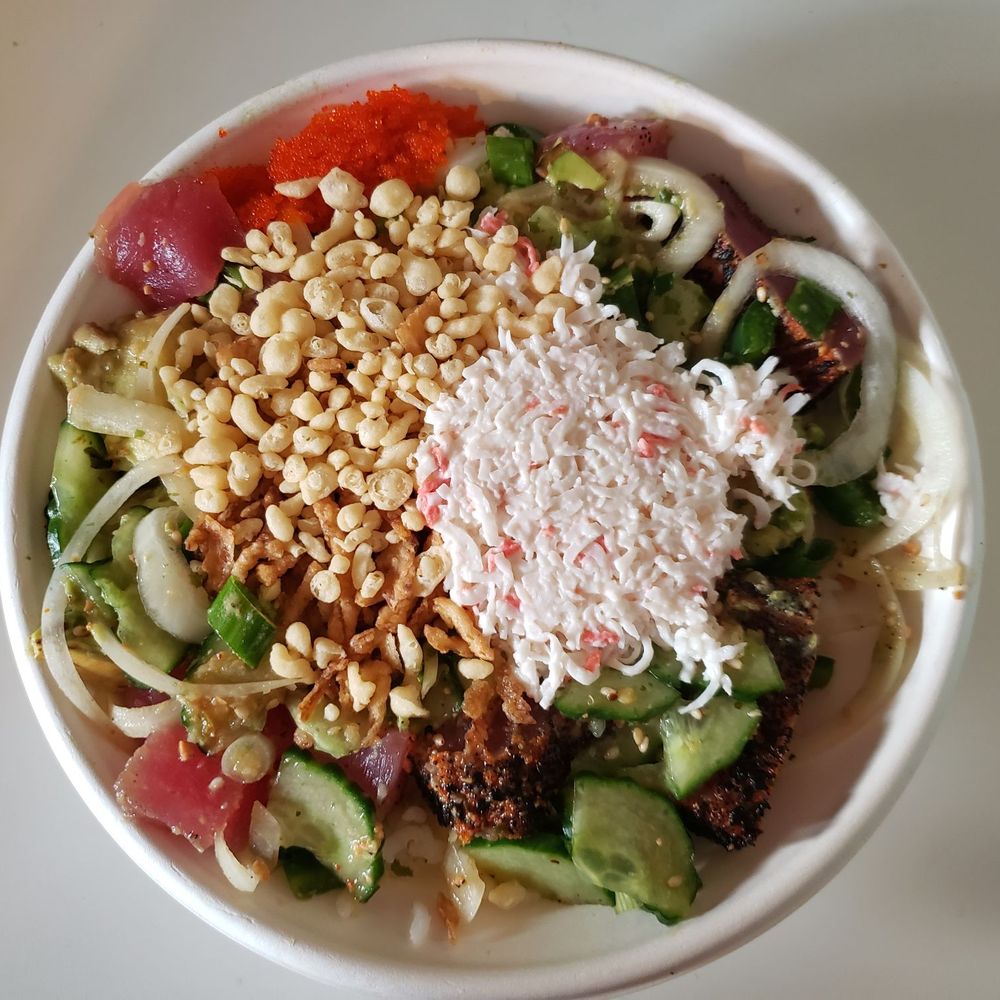 Poke bowl to go. Poke bowl to go.
