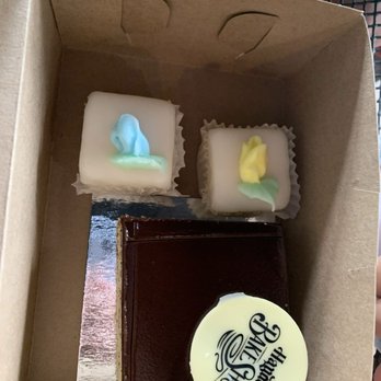 Haydel's Bake Shop - Top: Petit Four Bottom: Doberge Square - Bakeries Near Me - New Orleans, Louisiana