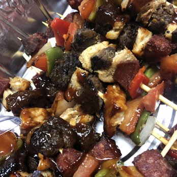 Los Alvarez - Spicy yummy Shish Kabobs! - Honduran Near Me - Baton Rouge, Louisiana