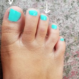 They didn't push my cuticles back, cut my nails sideways smh They didn't push my cuticles back, cut my nails sideways smh