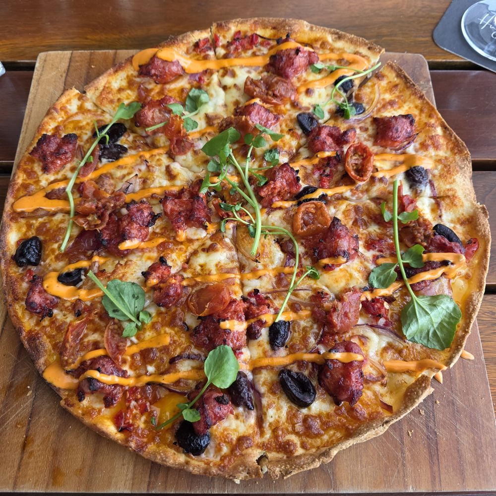 Hugos Manly - $38 Chorizo Pizza originally, but 50% off so $19. WHAT A DEAL - Pizza Near Me - Manly, NSW Hugos Manly - $38 Chorizo Pizza originally, but 50% off so $19. WHAT A DEAL - Pizza Near Me - Manly, NSW