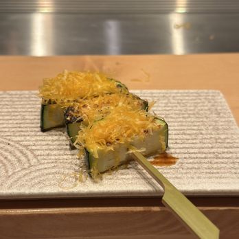 Sumibiyakitori Kidori - zucchini w cheese - Japanese Near Me - Arcadia, California Sumibiyakitori Kidori - zucchini w cheese - Japanese Near Me - Arcadia, California