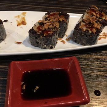 Sun Cuisines - The Golden Crispy Shrimp Roll... well what's left of it anyway! - Burmese Near Me - Williamsville, New York