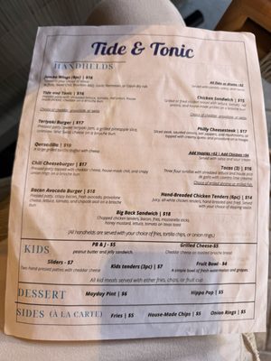 Menu photo 3 Tide & Tonic Fruit Cove, FL Menu photo 3 Tide & Tonic Fruit Cove, FL
