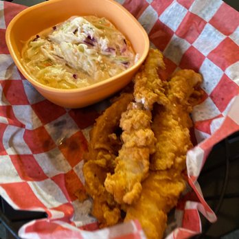 The Balcony - Grouper fingers with side of Cole slaw - Bars Near Me - Cumberland, Maryland